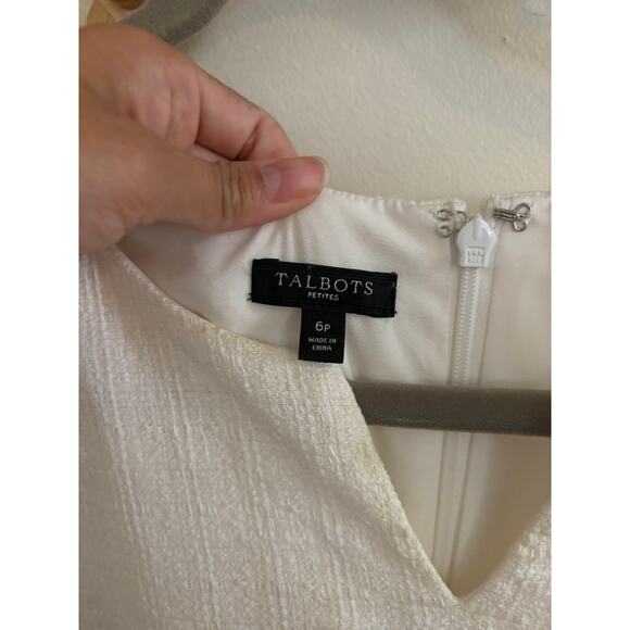 Ann Taylor Dress Women's 6 Petite Sheath Colorblock Knee Length Colorful - Picture 3 of 6